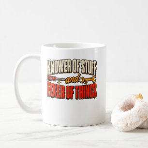 Grappige klusjesman T-shirt Koffiemok