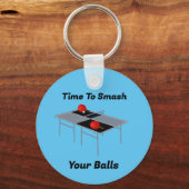 Grappige knallende ballen, Ping Pong Keyring Sleutelhanger (Voorkant)