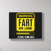 Grappige knevel canvas afdruk (Voorkant)