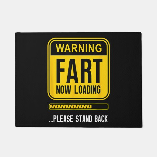 Grappige knevel deurmat (Voorkant)