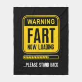Grappige knevel fleece deken (Voorkant)
