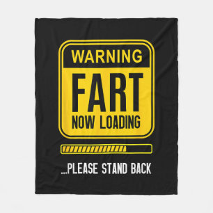 Grappige knevel fleece deken