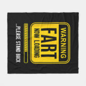 Grappige knevel fleece deken (Voorkant (Horizontaal))