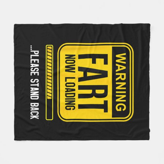 Grappige knevel fleece deken (Voorkant (Horizontaal))