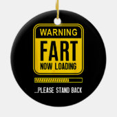 Grappige knevel keramisch ornament (Achterkant)