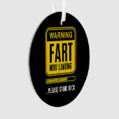 Grappige knevel ornament (voorkant)