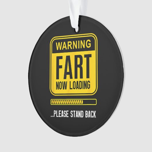 Grappige knevel ornament (voorkant)