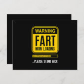 Grappige knevel RSVP kaartje (Voorkant / Achterkant)