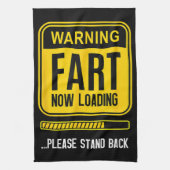 Grappige knevel theedoek (Verticaal)