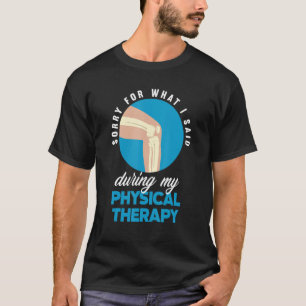 Grappige knievervangingsoperatie Knieoperatie Hers T-shirt