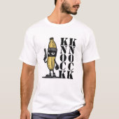 Grappige Knock Knock Joke Banaan T-shirt (Voorkant)