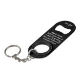 Grappige Knock Knock Valentijnsdag Liefdesgedicht Mini Flessenopener (Voorkant Gekanteld)