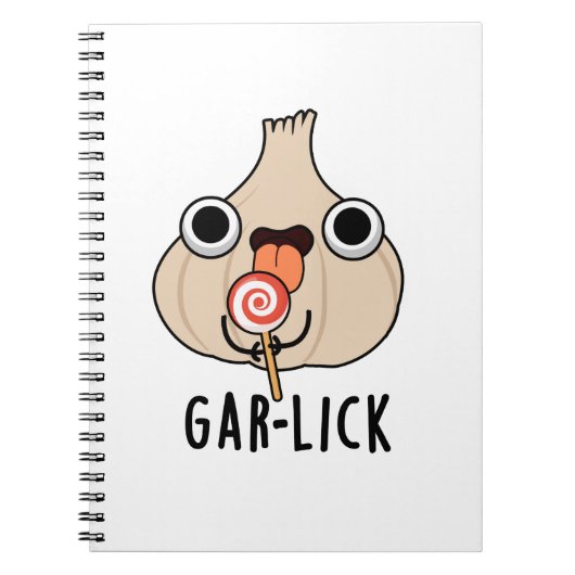 Grappige Knoflook Kruiden Grappenmaker Notitieboek (Voorkant)