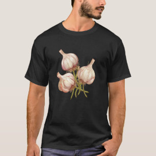 Grappige knoflook Planten T-shirt