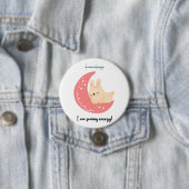 Grappige Knop | Ik Sla Energie Op! Ronde Button 7,6 Cm (In situ)