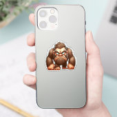 Grappige knorrige Bigfoot Sticker | Sasquatch Deca (Telefoon)