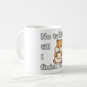 Grappige knuffel Hamster Koffiemok  (Voorkant links)
