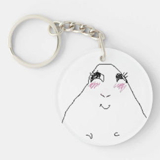 Grappige knuffel hamster sleutelhanger