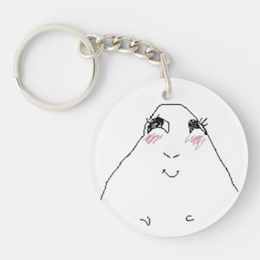 Grappige knuffel hamster sleutelhanger (Voorkant)
