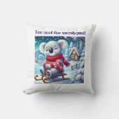 Grappige Koala Babykamer Kussen voor Kinderkamers (Voorkant)