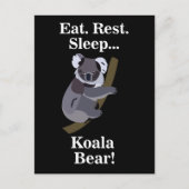 Grappige Koala Beer Briefkaart (Voorkant)