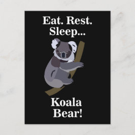 Grappige Koala Beer Briefkaart