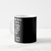 Grappige Koala Beer Koffiemok (Voorkant links)