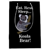 Grappige Koala Beer Medium Cadeauzakje (Voorkant)