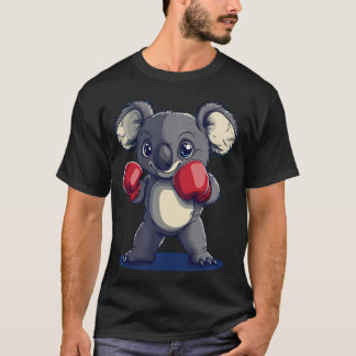Grappige Koala Beer met Boksen T-shirt