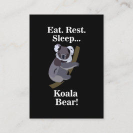 Grappige Koala Beer Visitekaartje