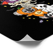 Grappige Koala Heks Vampier Geest Halloween Kinder Poster (Hoek)