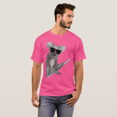 Grappige Koala met zonnebril die fluit speelt T-shirt (Voorkant volledig)