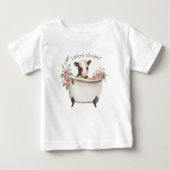 Grappige Koe Baby Top T-shirt (Voorkant)