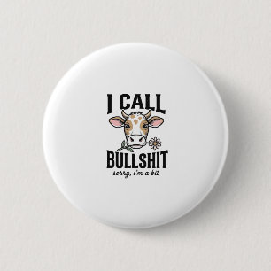Grappige Koe Die Ik Noem Vintage Shirt Ontwerp_1 Ronde Button 5,7 Cm