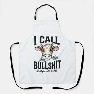 Grappige Koe Die Ik Noem Vintage Shirt Ontwerp_1 Schort