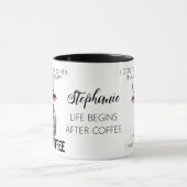 Grappige Koe Drink koffiequote Mok (Midden)