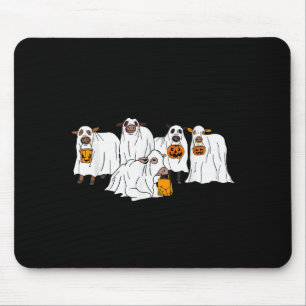 Grappige Koe Geest Halloween Boer Trick Or Treat K Muismat