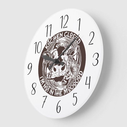 grappige koe grote klok (Hoek)