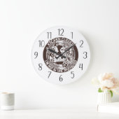 grappige koe grote klok (Huis)