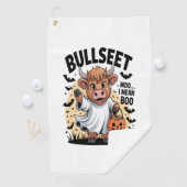 Grappige Koe Halloween Golfhanddoek (Insitu)