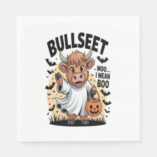 Grappige Koe Halloween Servet