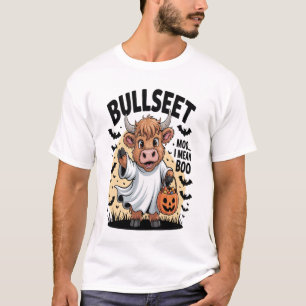 Grappige Koe Halloween T-shirt