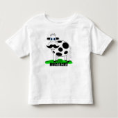 grappige koe kinder shirts (Voorkant)