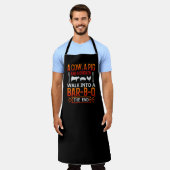 grappige koe kip bbq schort (Gedragen)