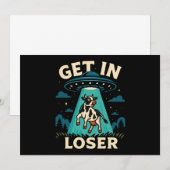 Grappige Koe ontvoering door ufo Kaart (Voorkant / Achterkant)