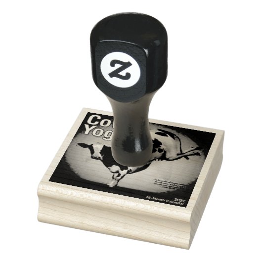 Grappige Koe Pose Stempel (Stempel)