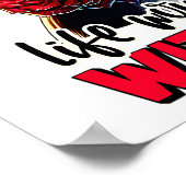 Grappige Koe quote Gezegde Witty Poster (Hoek)