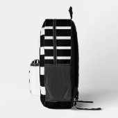 Grappige Koe Schattige terug naar school Bedrukte Rugzak (Rechts)