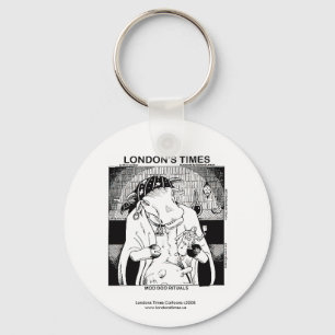 Grappige Koe Sleutelhanger "Moe Doe Rituals"