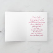 Grappige Koe Verjaardag Levering Kaart (Binnen)